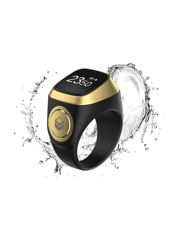 Smart Tasbih Ring | Digital Zikr Counter with Prayer Time Vibration Reminder