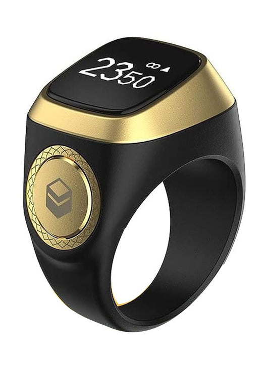 Smart Tasbih Ring | Digital Zikr Counter with Prayer Time Vibration Reminder